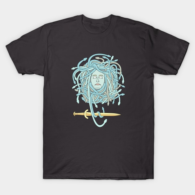 Medusa T-Shirt by Ahundredatlas